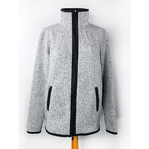 lululemon athletica Jackets & Blazers - Lululemon Its Fleecing Cold Zip Up Heathered White